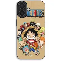 MANIACASE Telefonfodral - - iPhone 17 - Anime Manga One Piece - Silikon TPU - Mjukt svart