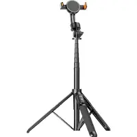 Ulanzi selfie-stick stativ monopod med Bluetooth-fjärrkontroll 160 cm magnetiskt hållare för telefon / / Sk-05