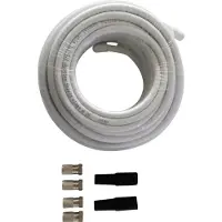 Wittenberg Antennen K-102942-10 Parabol Anslutningskabel 1,8 / 5,0 yttre 7,5 mm 30.00 m fyrfaldig avskärmning 110 dB