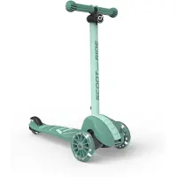 Scoot & Ride Highwaykick 3S LED med 2-i-1 styrsystem Forest S00939