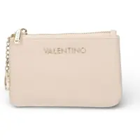 Valentino för kvinnor. VPS9WG101 Beige plånbok med logotyp (OSFA), Casual, Polyuretan