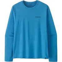 Patagonia Cap Cool Daily - Boardshort Logo Longsleeve shore blue / light xdye Storlek L