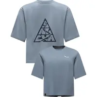 Salewa - T-shirts dam - Eagle Loose T-Shirt W Java Blue för UnisexBomull - Storlek S - Blå
