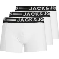 Jack & jones Boxershorts 'Sense' svart / vit