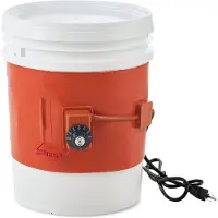 Vevor 5 gallon metalltrumvärmare 800 watt 7,75 tum Bredd86-302℉ Justerbar