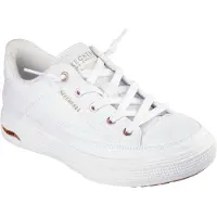 SKECHERS Arch Fit Arcade - Meet Ya There Textil Kvinnors Vita Sneakers