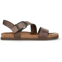 Blowfish Damer bruna silverfotssäng med remsande platta sandaler - Lance
