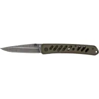 Gerber Affirm 1074312, Blackwashed 7Cr17Mov, Green Aluminum pocket knife