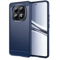 Mtp Products Xiaomi Poco M8/Redmi Note 15 5G Borstat TPU Skal - Kolfiber - Blå