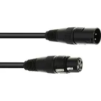 Eurolite DMX-anslutningskabel [1x XLR 3-polig - 1x XLR 3-polig] 3 m
