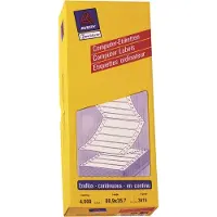 Avery Dennison Dataetiketter | 88,9 x 35,7mm | 1 etikett per kolumn | 3615 | 4.000st
