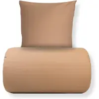 Nordstrand Dubbelt påslakan 200x220 cm - Stonewashed - Firm brown