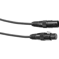 Eurolite DMX anslutningskabel [1x XLR-kontakt 5-polig - 1x XLR-kontakt 5-polig] 1 m
