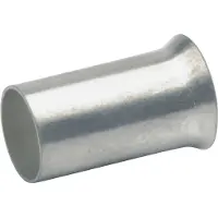 Klauke 7412 Ändhylsa 4 mm² Oisolerad Silver 1000 st