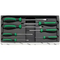 Stahlwille Drall + 4691/7 Skruvmejselset 7 Bitar