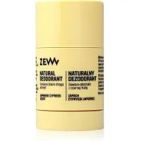 Zew For Men Natural Deodorant Stick Japanese Cypress And Bergamot 80g