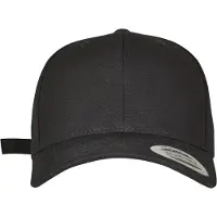 Flexfit Cap 6-panel Curved Metal Nap Svart Man
