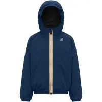 K-way - Varumärken - P. Le Vrai 4.0 Claude Warm Blue Insignia för Unisex - Barnstorlek 10 år - Marinblå
