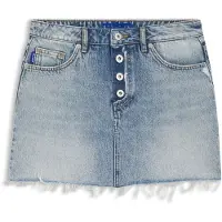 HUGO Galanie 1 10278563 Blue Kort Kjol