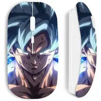 CAPACHEAP Mus - Maniacase - Dragon Ball Z GOKU - Trådlös - Vit - Ergonomisk Design