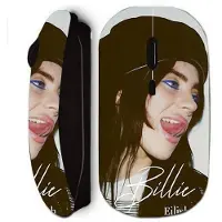 CAPACHEAP Trådlös mus - Billie Eilish - Maniacase - Svart - Ergonomisk - Optisk