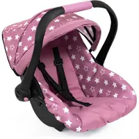 Usorteret Bayer Design Deluxe dockvagnsbilstol med solskydd, rosa