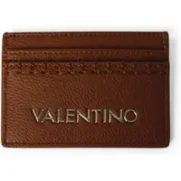 Valentino för kvinnor. VPS9W9121 Plånbok med brun logotyp (OSFA), Casual, Polyuretan