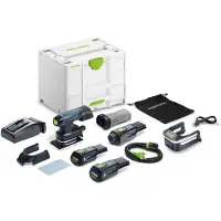Festool Planslip Rutscher RTSC 400 3,0 I-Set; 18 V; 2x3,0 Ah batt.