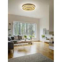 HELESTRA LED taklampa Sona, dimbar, Svart, Vardagsrum / matsal, Metall, Modern, LED-taklampa