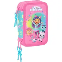 Gabby's Dollhouse Confetti Pink Turquoise Holdall - 37 Delar Pennskrin