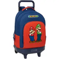 Safta Super Mario 33l 33x45x22 Cm Ryggsäck Med Hjul