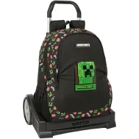 Safta Minecraft 22.5l 32x44x16 Cm Ryggsäck Med Hjul