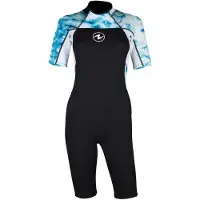 Aqua Lung Hydroflex 3 Mm Kortärmad Shorty För Damer