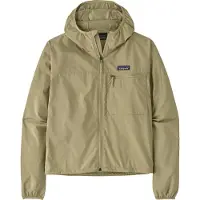 Patagonia - Vandringskläder dam - W's Light & Variable Jkt Weathered Stone för UnisexSoftshell - Storlek M - Grön