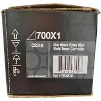 Lexmark 702XK (70C2XK0) svart toner extra hög kapacitet (original)