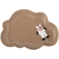 Bloomingville MINI Dolly tallrik, brun, stengods