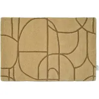 Classic collection Modern Abstract dörrmatta mustard