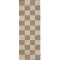 Classic collection Square gångmatta vit/natur