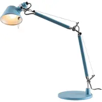 Artemide Bordslampa , Tolomeo Micro, Blå, Arbetsrum / hemkontor, Metall, Design
