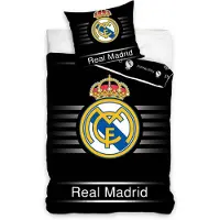 BrandMac Real Madrid Sängkläder 140 x 200 cm - Svart - , storlek One Size