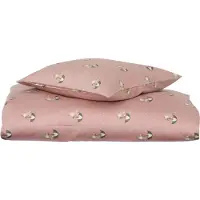 Nuuroo Baby sängkläder 70x100 cm - 100% ekologisk bomullssatin - Mus med paraply