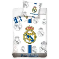 BrandMac Real Madrid Sängkläder 140 x 200 cm - Vit - , storlek One Size