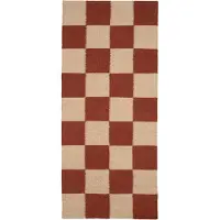 Classic collection Square gångmatta terracotta/natur