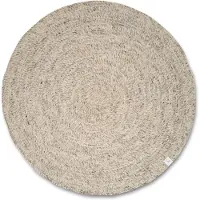 Classic collection Merino matta rund natural beige