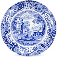 Spode Blue Italian tallrik blå/vit