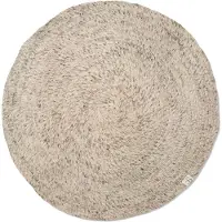 Classic collection Merino matta rund natural beige