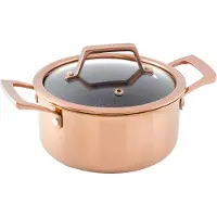 Haws Gryta 2,2 L Med Lock Och Hybridbeläggning – Rose Gold