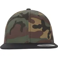 Flexfit Casquette Snapback & Strapback - Flexfit - Classic 2-Tone Camo - Réglable - Camouflage - Urbain