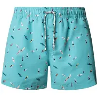 Pepe Jeans för män. PMB100020 Blå surf baddräkt (L), Strandkläder, Polyester