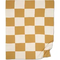Classic collection Square pläd gul